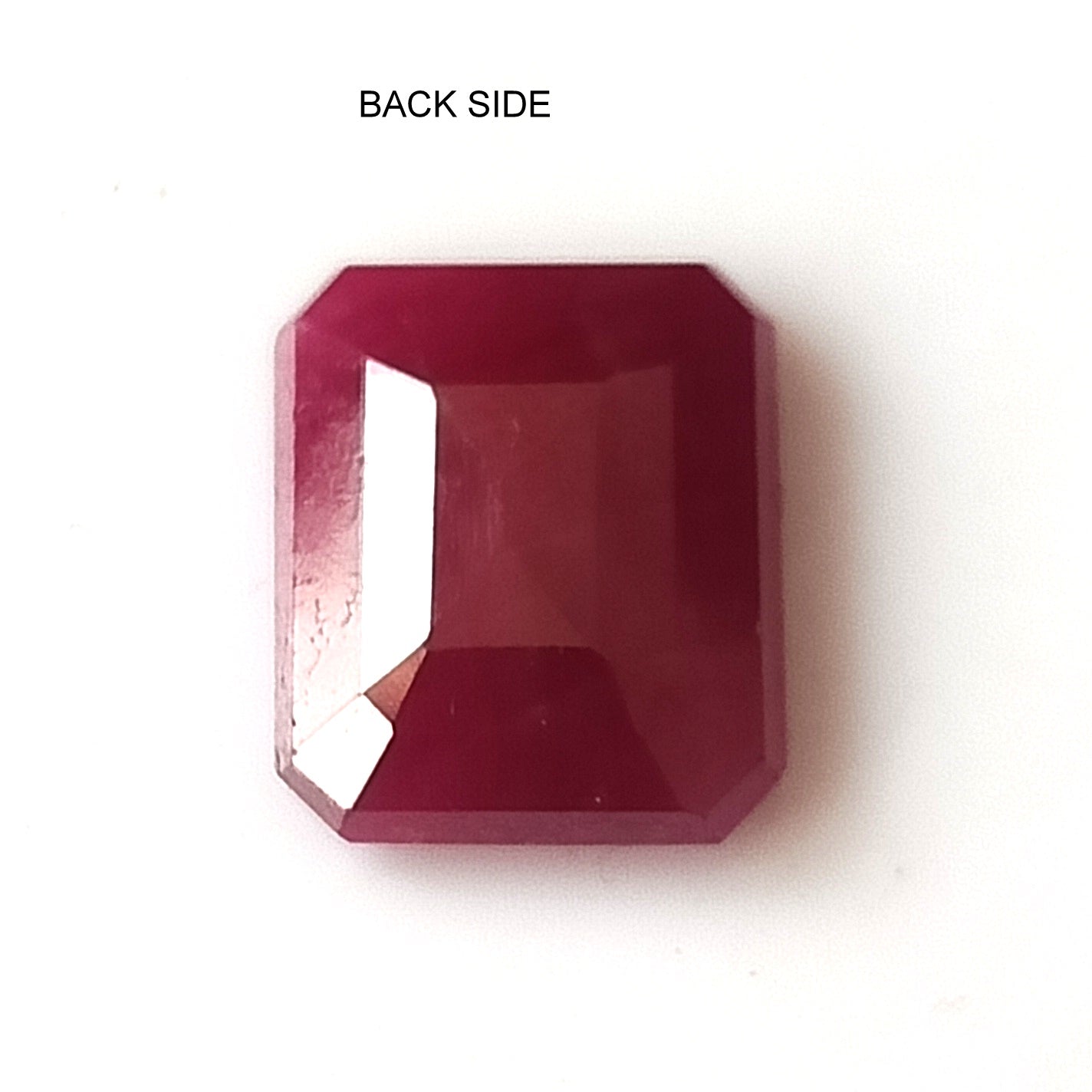 5.60 Carat 9.7X11.8X3.7 (WXLXD) Natural Emerald Cut Mozambique Ruby