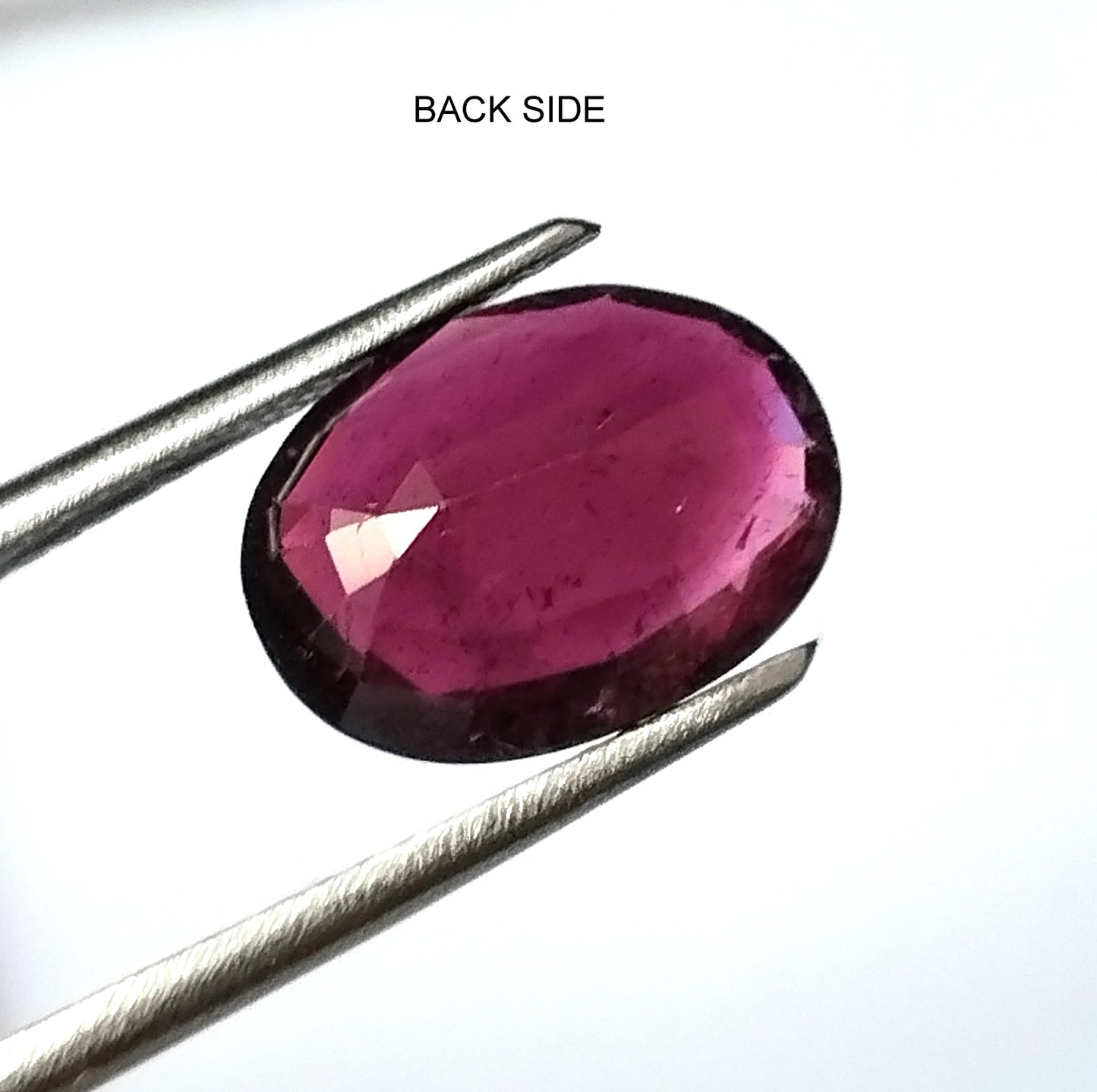 3.10 Carat 8.7X11.6X4.3 (WXLXD) Natural Oval Cut Pink Rubellite Tourmaline Gemstone