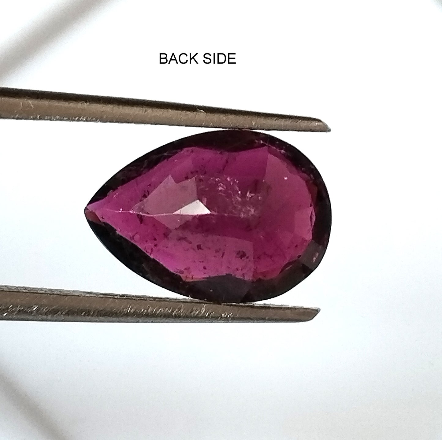 3.0 Carat 8.6X12.2X4.5 (WXLXD) Natural Pear Cut Pink Tourmaline Gemstone