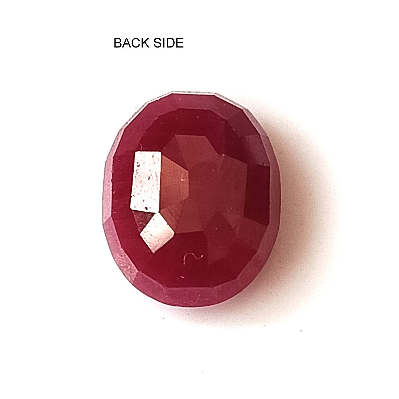 6.60 Carat 9.7X12.4X5.1 (WXLXD) Natural Oval Cut Mozambique Ruby