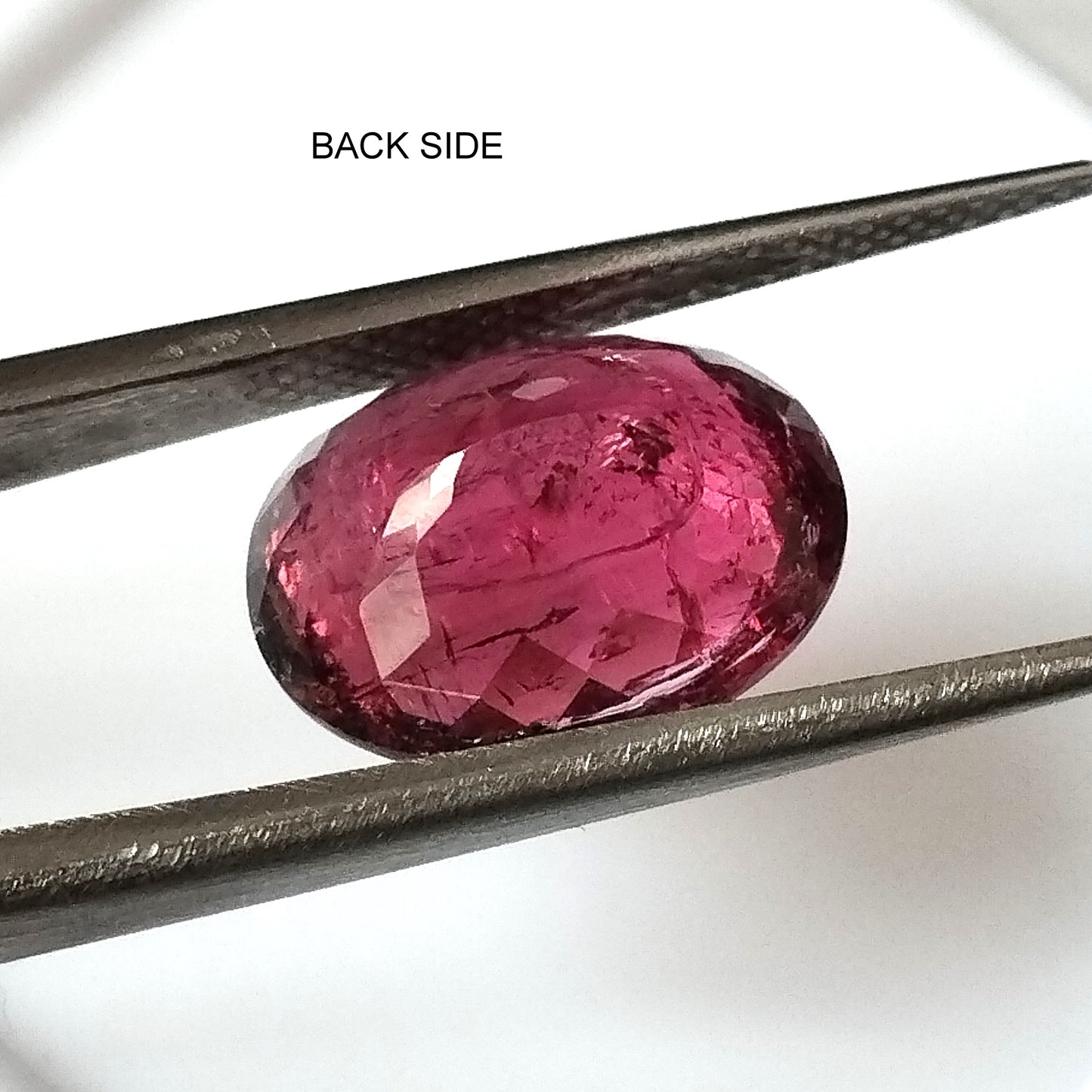 5.80 Carat 10X13X6.8 (WXLXD) Natural Oval Cut Pink Tourmaline Gemstone