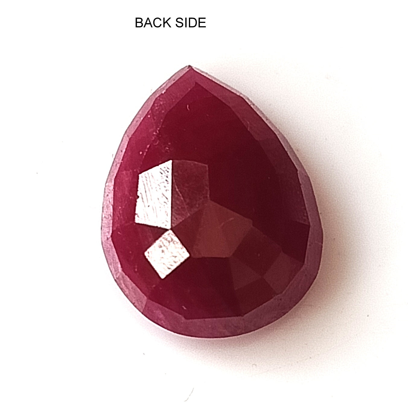 6.20 Carat 10X13X4.9 (WXLXD) Natural Pear Cut Mozambique Ruby