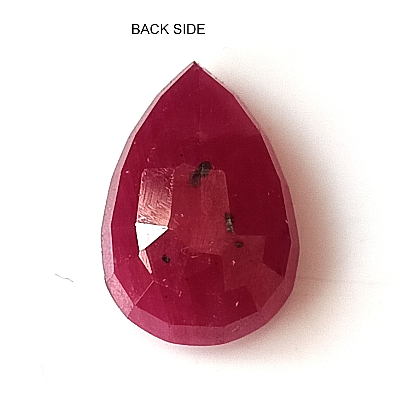 5.45 Carat 9.1X13.6X4.5 (WXLXD) Natural Pear Cut Mozambique Ruby