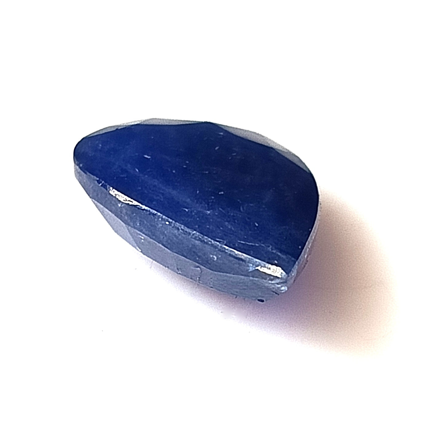 8.65 Carat 11.5X17X5 (WXLXB) Pear Shaped Unheated Natural Blue Sapphire
