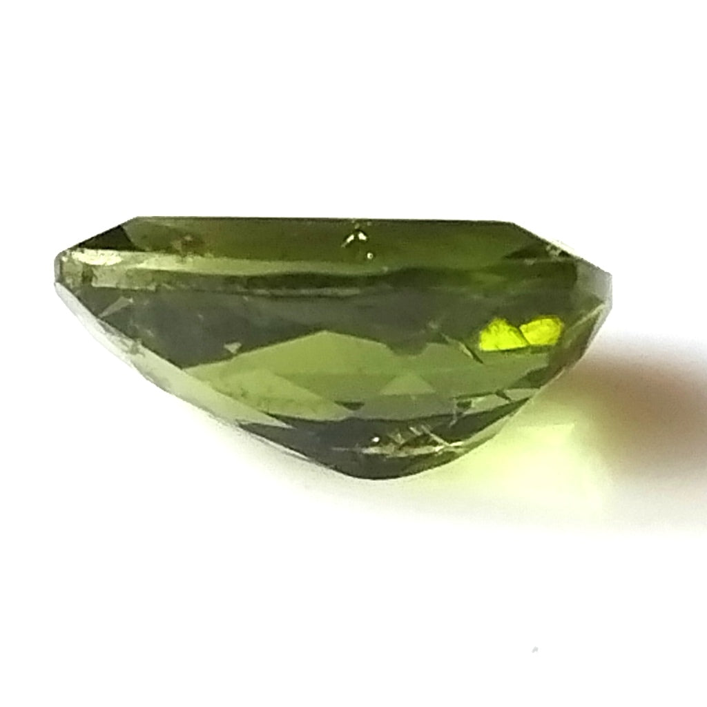 2.45 Carat 6.9X10.3X4.5 (WXLXD) Natural Elongated Cushion Cut Green Colour Tourmaline Gemstone