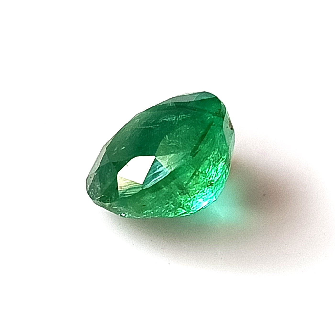 3.15 Carat 9.5X9.5X6 (WXLXD) Natural Round Cut Zambian Emerald