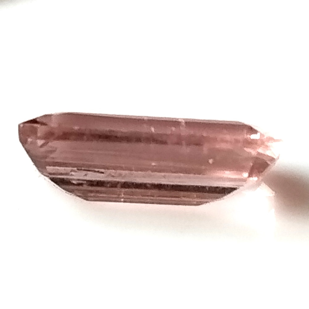 1.45 Carat 5X10X3.1 (WXLXD) Natural Emerald Cut Pink Colour Tourmaline Gemstone