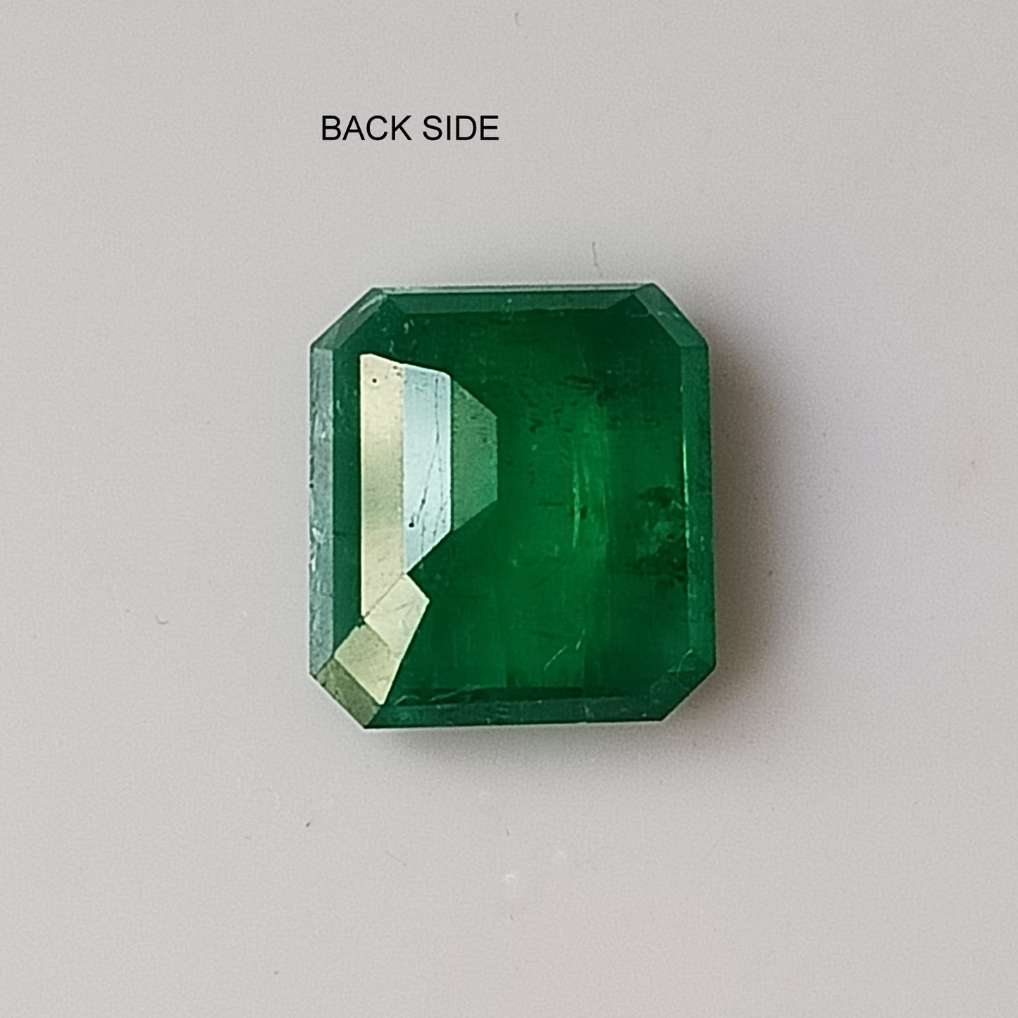 3.30 Carat 9.2X10.3X4.2 (WXLXD) Natural Emerald Cut Zambian Emerald