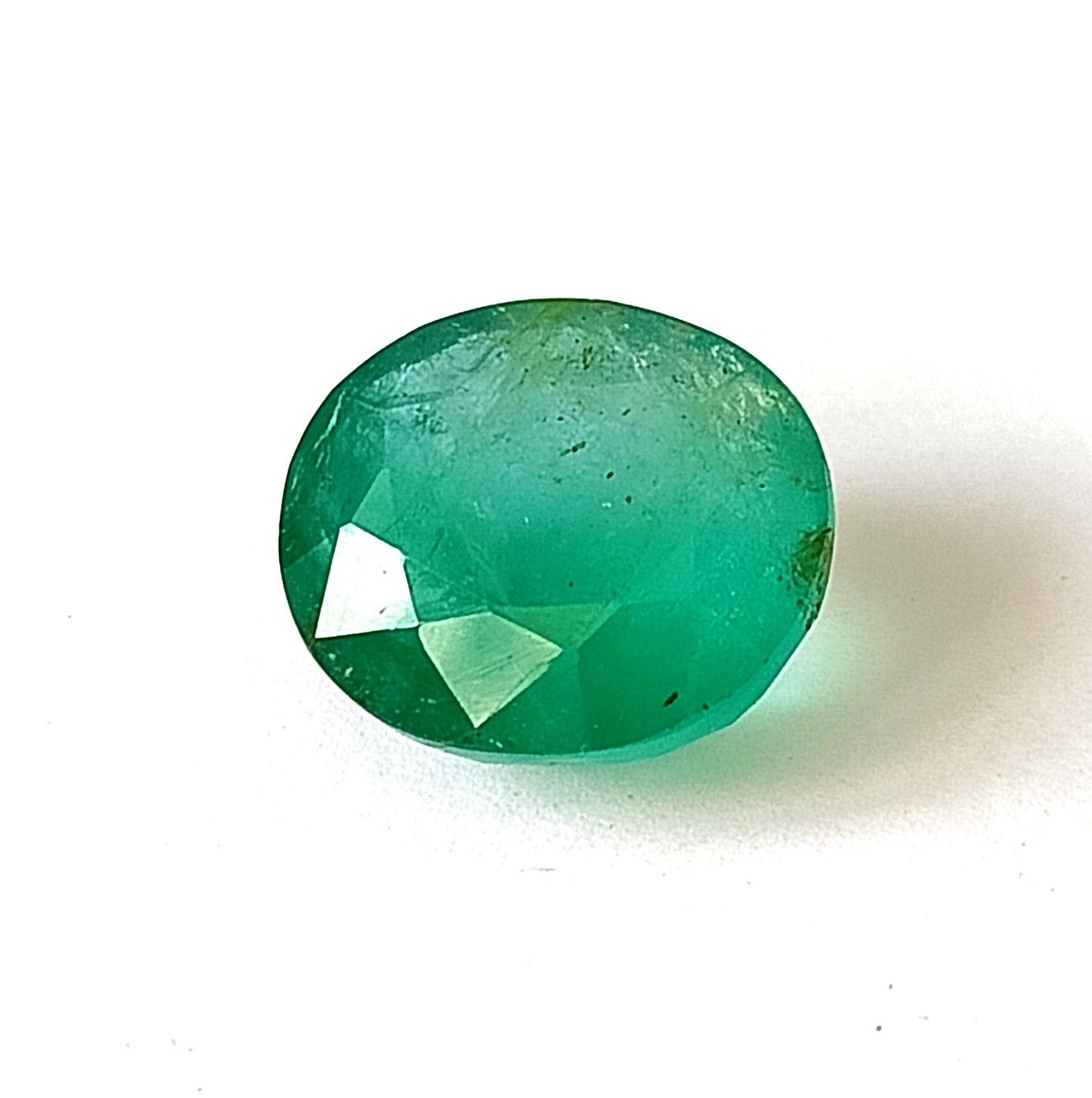 10.0 Carat 13.4X15.4X7.5 (WXLXD) Natural Zambian Oval Shaped Emerald