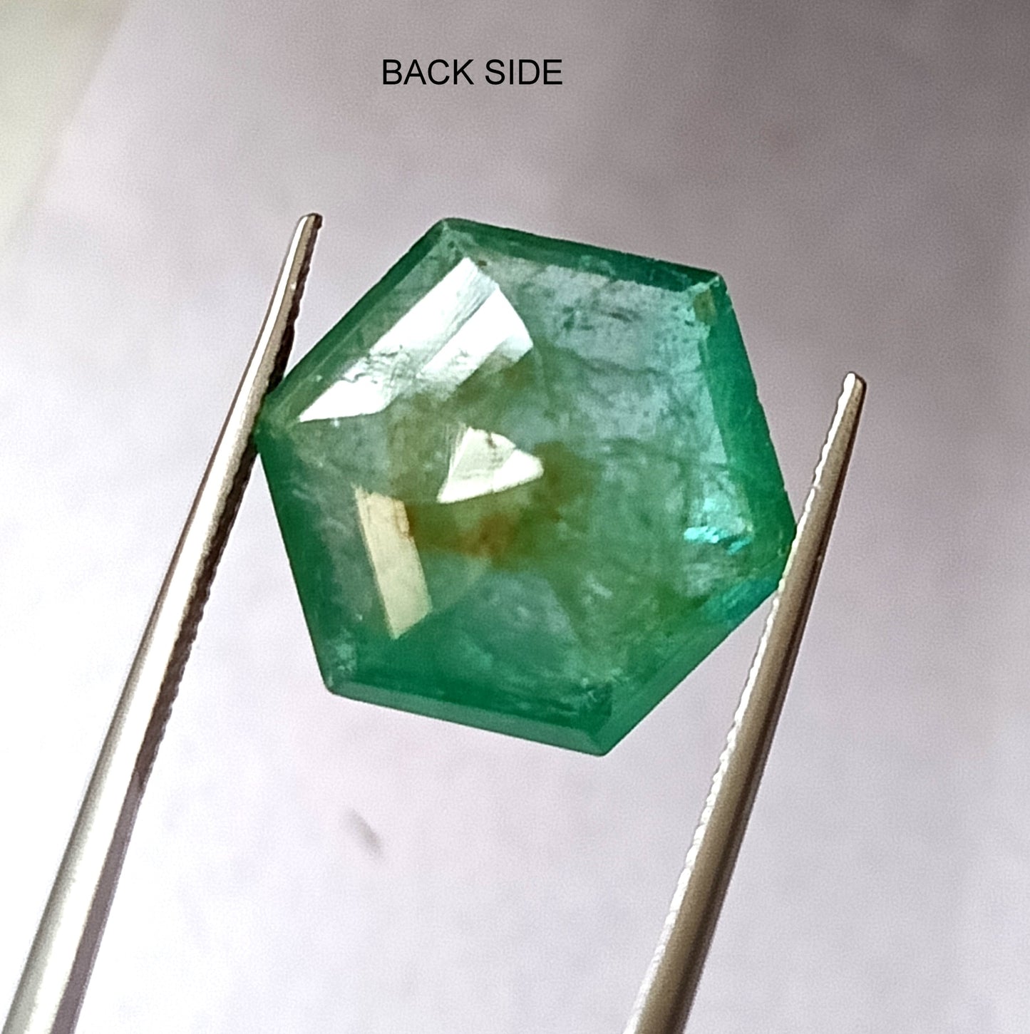 15.90 Carat 19.7X19.7X7.7 (WXLXD) Natural Zambian Hexagonal/Fancy Shaped Emerald