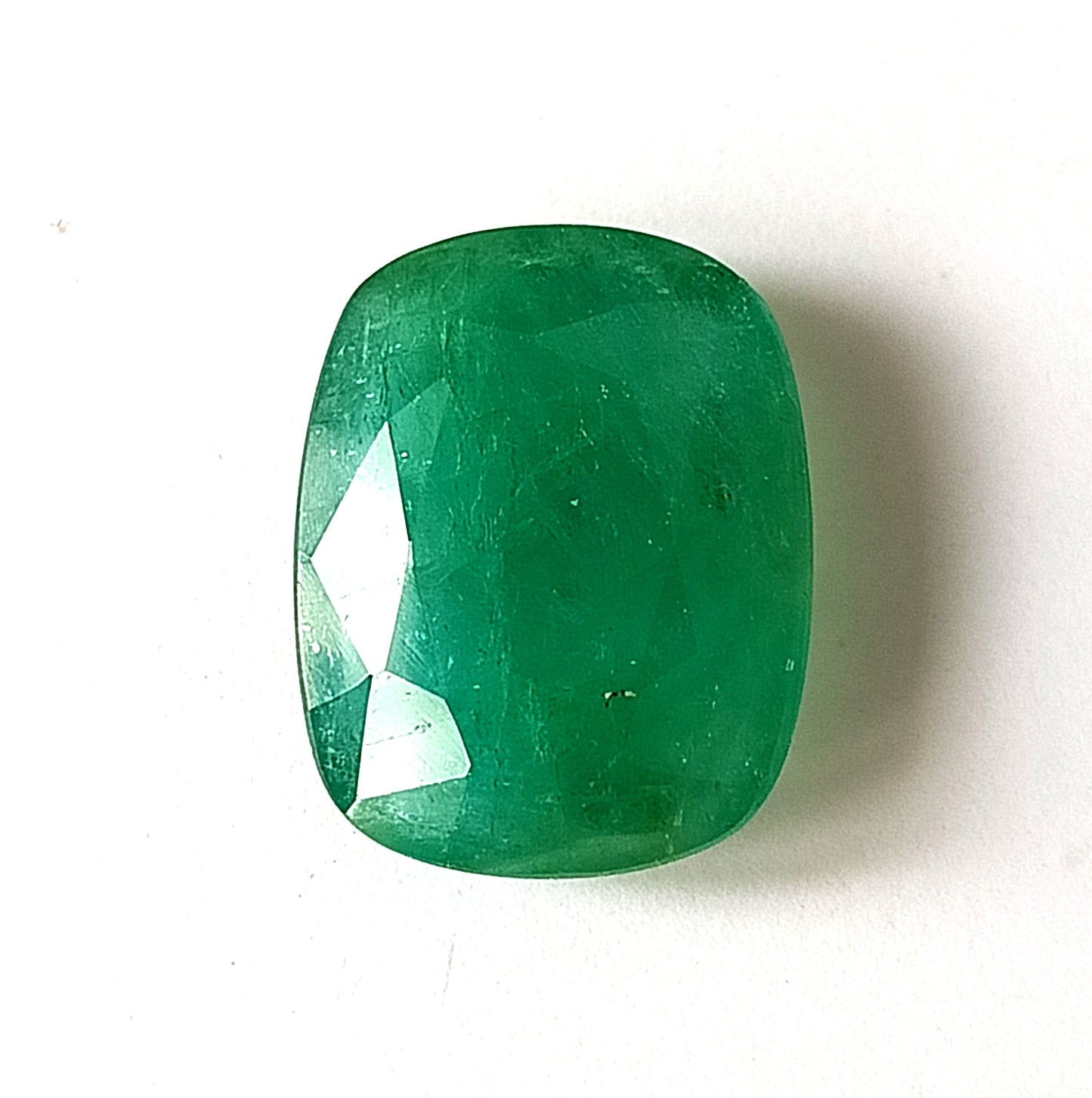 5.0 Carat 10X11.3X6.7 (WXLXD) Natural Zambian Elongated Cushion Cut Emerald