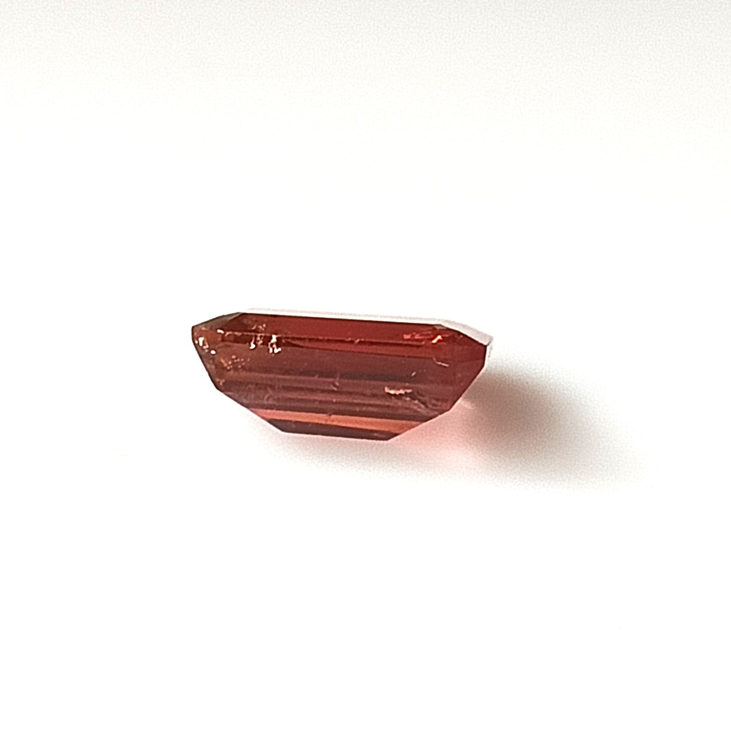 1.75 Carat 6X9X3.8 (WXLXD) Natural Emerald Cut Bi-colour tourmaline