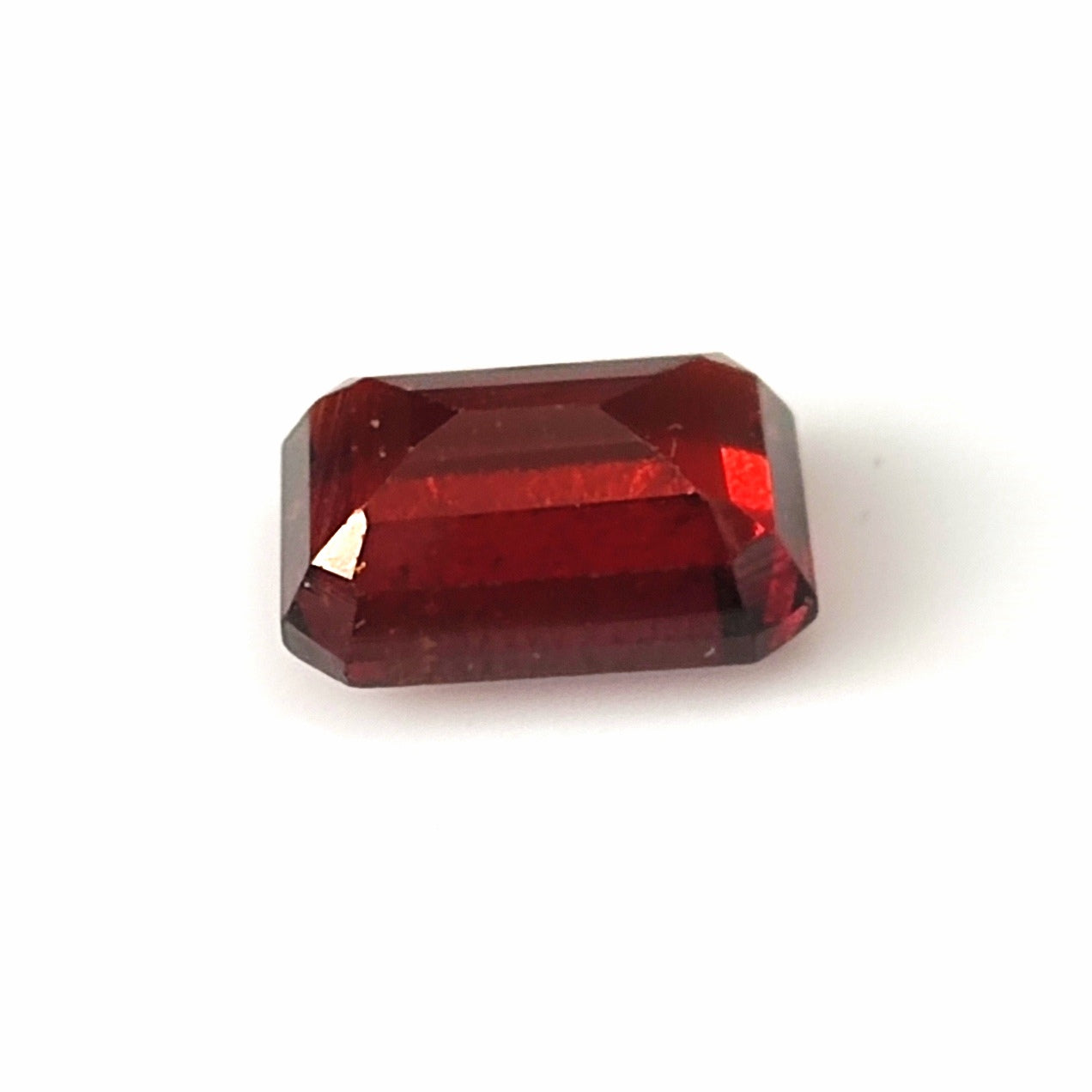 4.65 CARAT 7.5X10.8X4.9 (WXLXB) Emerald cut Natural Hessonite Garnet