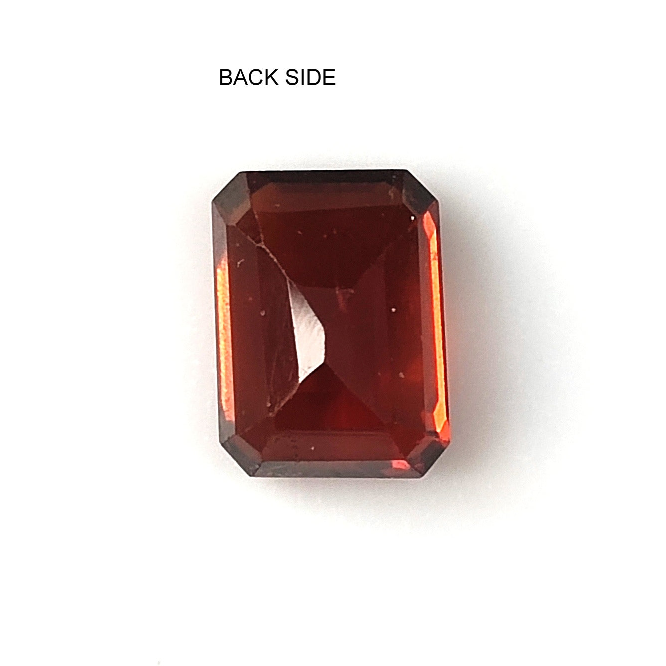3.80 Carat 7.1X9.5X5.2 (WXLXB) Emerald cut Natural Hessonite Garnet