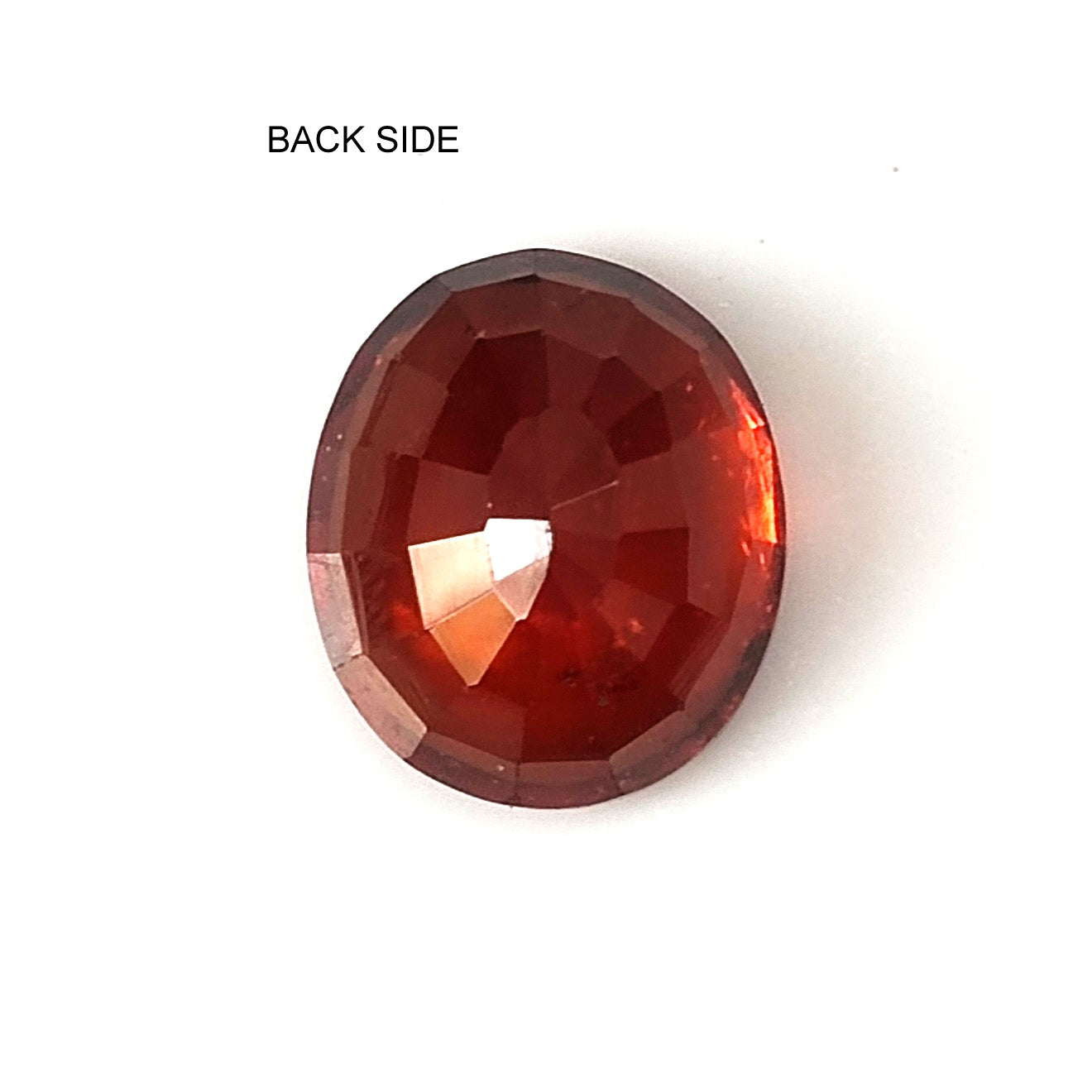 4.85 Carat 9.4X10.9X5.5 (WXLXB) Oval cut Natural Hessonite Garnet