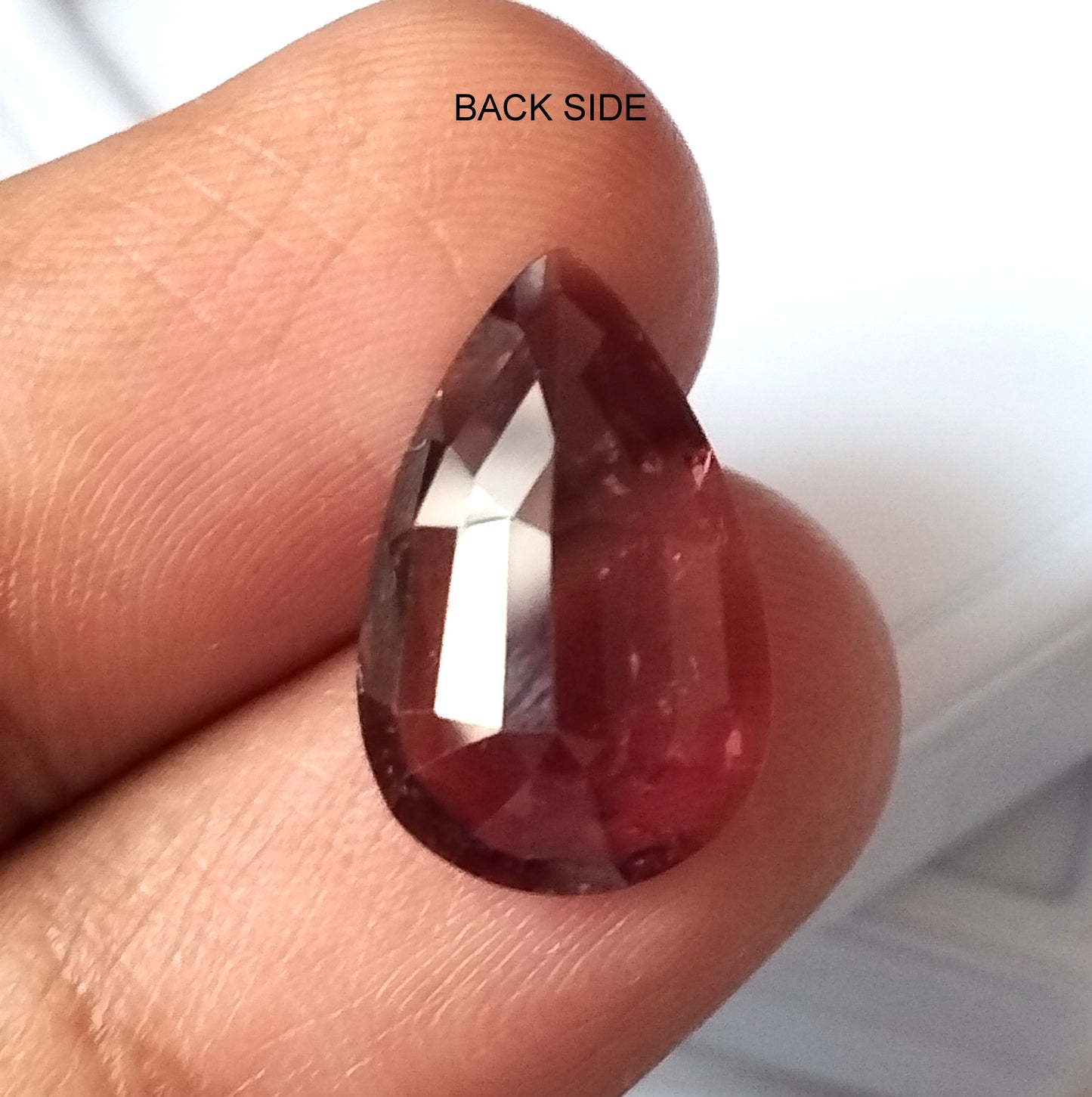 6.40 Carat 11.5X18X4.9 (WXLXD) Natural Pear Cut Pink Tourmaline Gemstone
