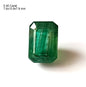 5.45 Carat 7.6X10.8X7.8 (WXLXD) Natural Zambian Emerald Cut Emerald