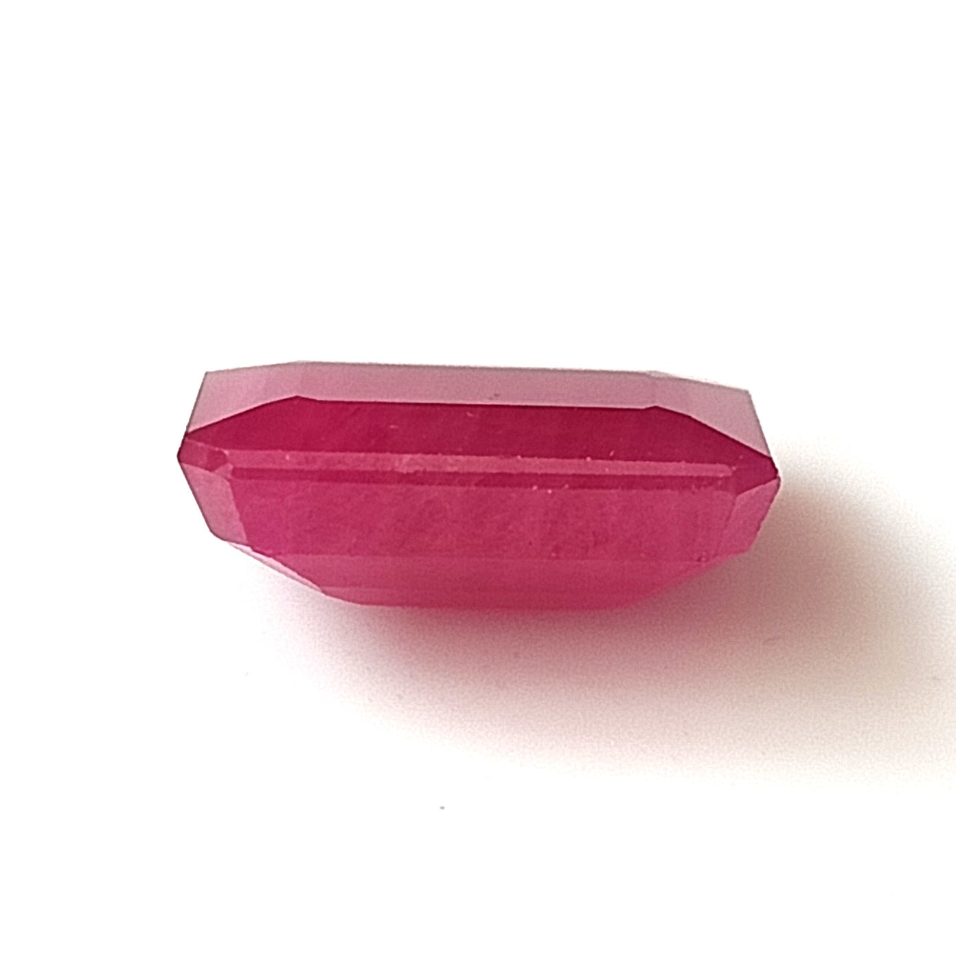 5.55 Carat 8.4x11.7x4.7 (WXLXD) Natural Emerald Cut Mozambique Ruby