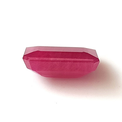 5.55 Carat 8.4x11.7x4.7 (WXLXD) Natural Emerald Cut Mozambique Ruby