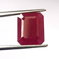 5.60 Carat 9.7X11.8X3.7 (WXLXD) Natural Emerald Cut Mozambique Ruby