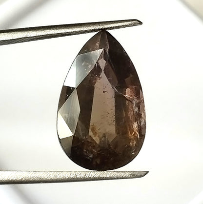 6.65 Carat 10X15.3X6.7 (WXLXD) Natural Pear Cut Tourmaline Gemstone