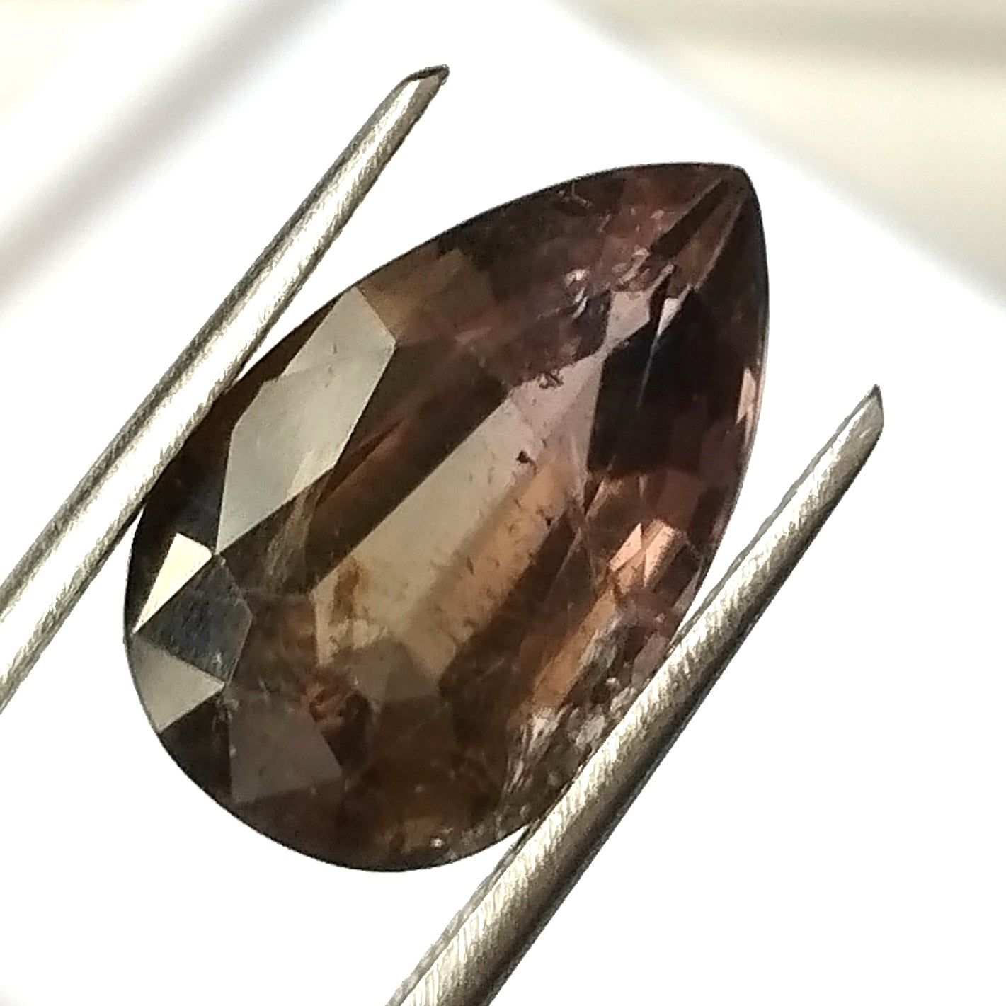 6.65 Carat 10X15.3X6.7 (WXLXD) Natural Pear Cut Tourmaline Gemstone