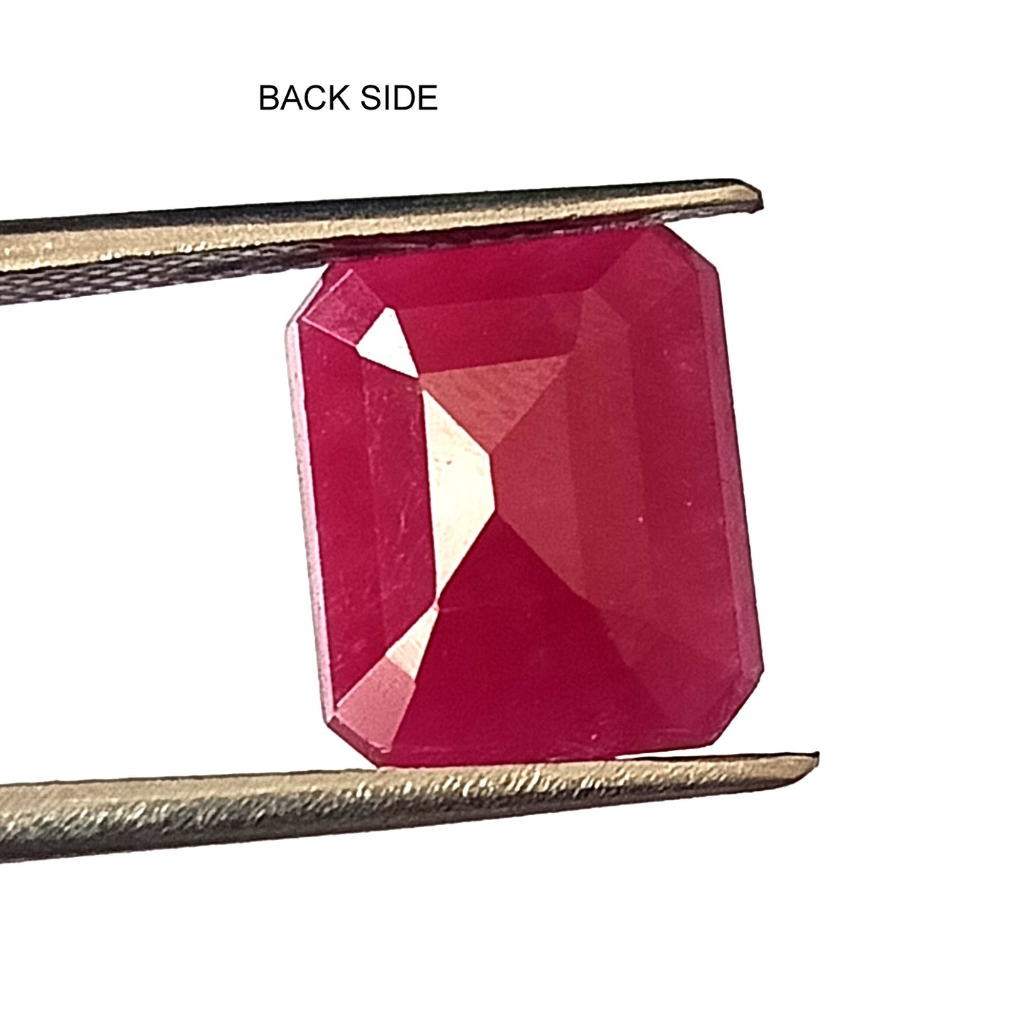 5.60 Carat 9.7X11.8X3.7 (WXLXD) Natural Emerald Cut Mozambique Ruby
