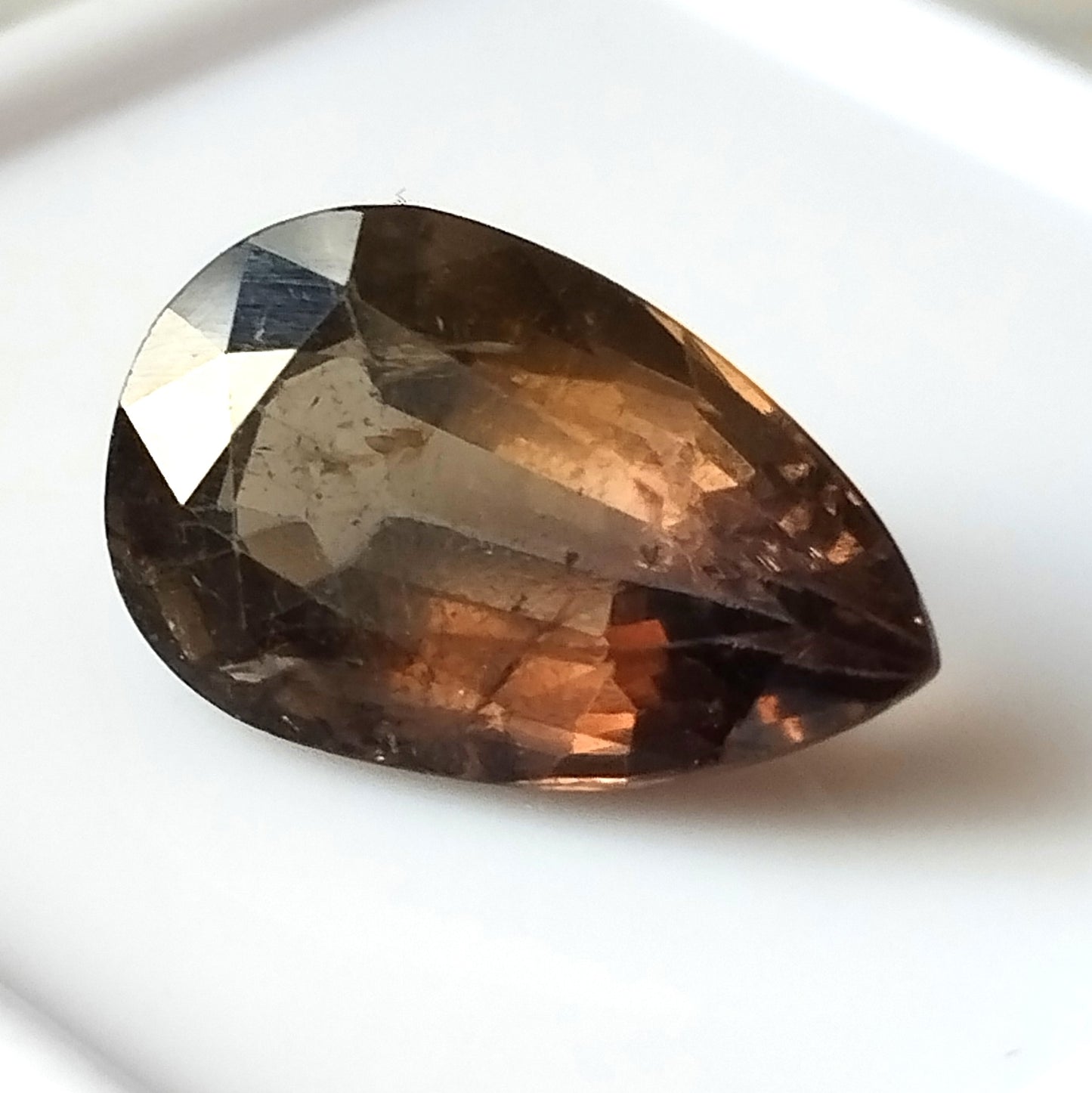 6.65 Carat 10X15.3X6.7 (WXLXD) Natural Pear Cut Tourmaline Gemstone