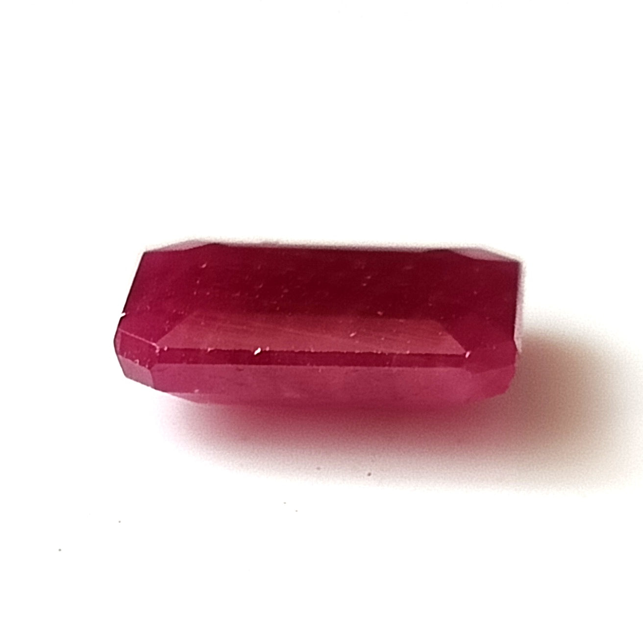 5.60 Carat 9.7X11.8X3.7 (WXLXD) Natural Emerald Cut Mozambique Ruby