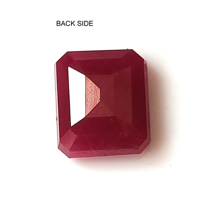 6.15 Carat 9.5x11.2x4.5 (WXLXD) Natural Emerald Cut Mozambique Ruby