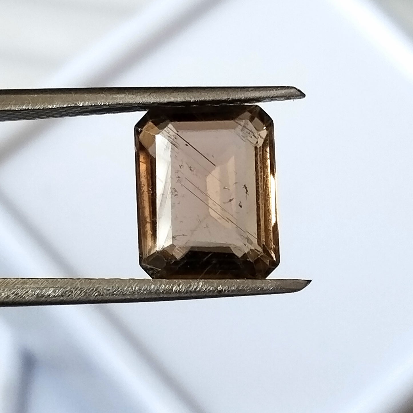 3.55 Carat 8X10X4.5 (WXLXD) Natural Emerald Cut Tourmaline Gemstone