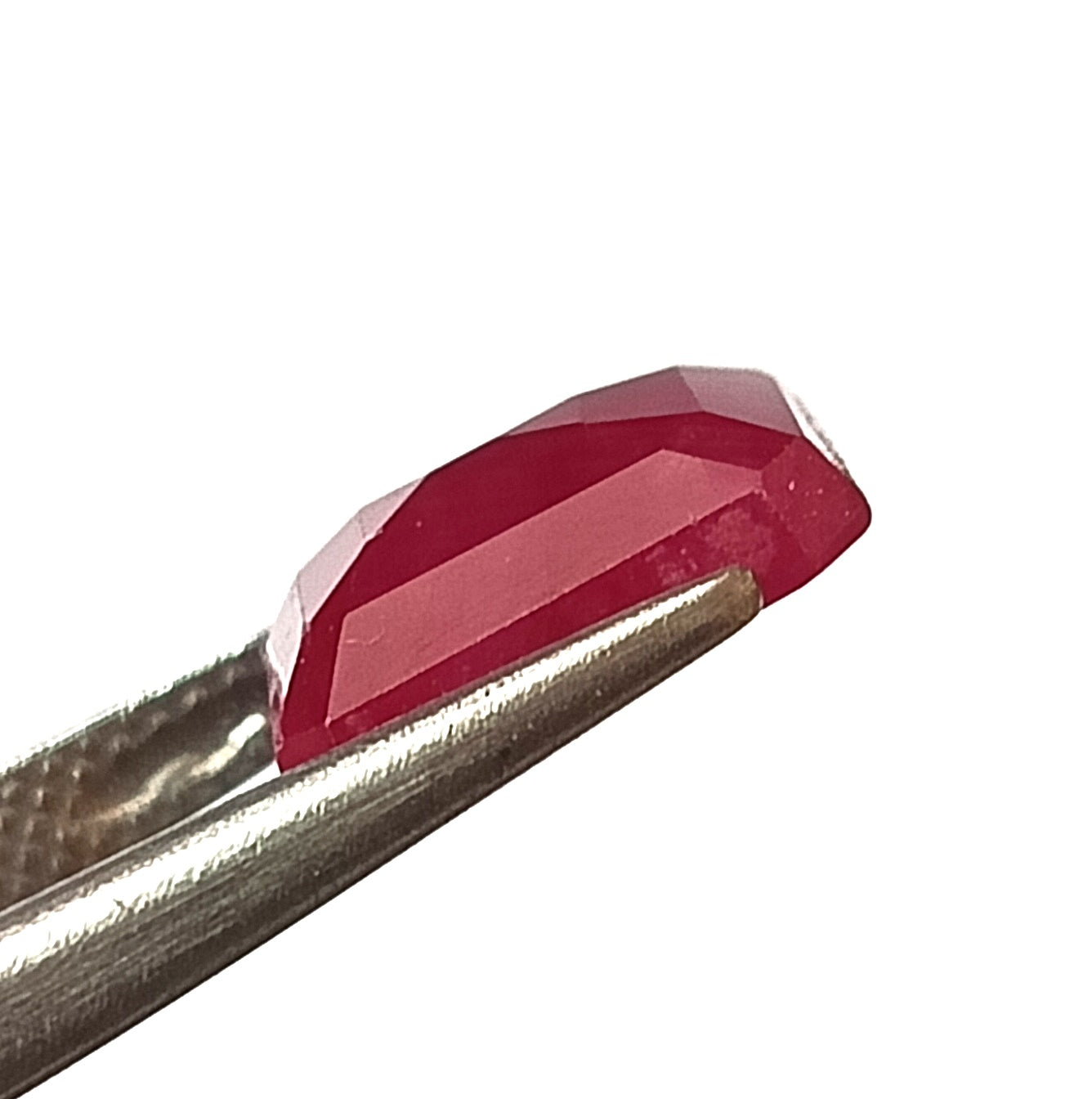 6.15 Carat 9.5x11.2x4.5 (WXLXD) Natural Emerald Cut Mozambique Ruby