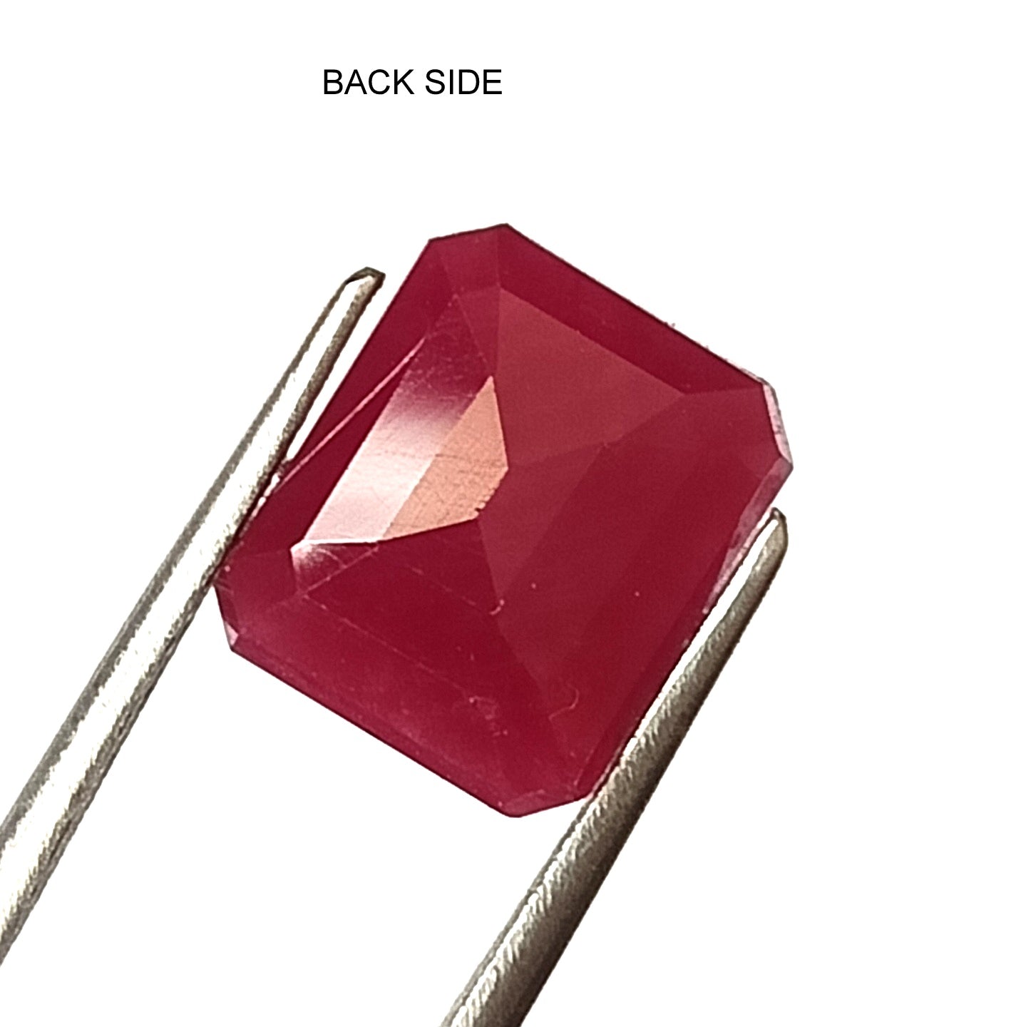 6.15 Carat 9.5x11.2x4.5 (WXLXD) Natural Emerald Cut Mozambique Ruby