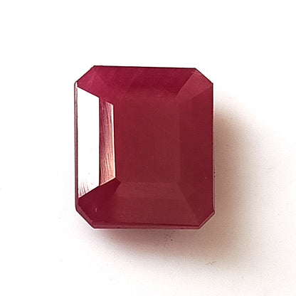 6.15 Carat 9.5x11.2x4.5 (WXLXD) Natural Emerald Cut Mozambique Ruby