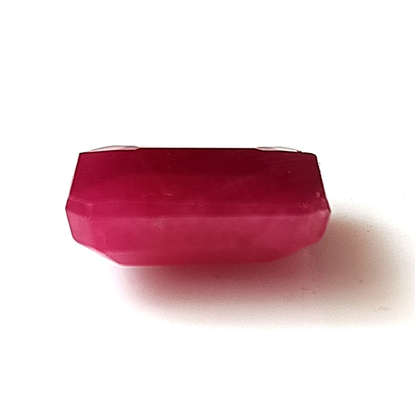 6.15 Carat 9.5x11.2x4.5 (WXLXD) Natural Emerald Cut Mozambique Ruby