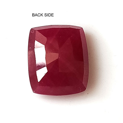 6.85 Carat 10X12X4.8 (WXLXD) Natural Emerald Cut Mozambique Ruby