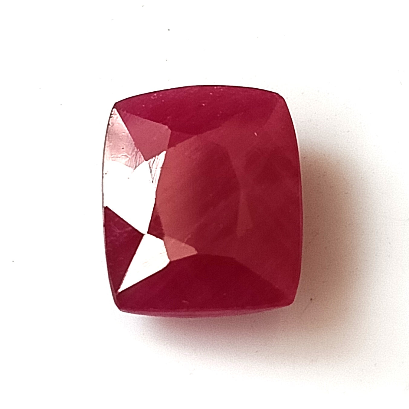 6.85 Carat 10X12X4.8 (WXLXD) Natural Emerald Cut Mozambique Ruby