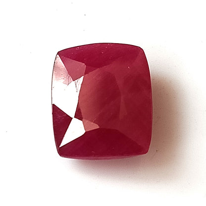 6.85 Carat 10X12X4.8 (WXLXD) Natural Emerald Cut Mozambique Ruby