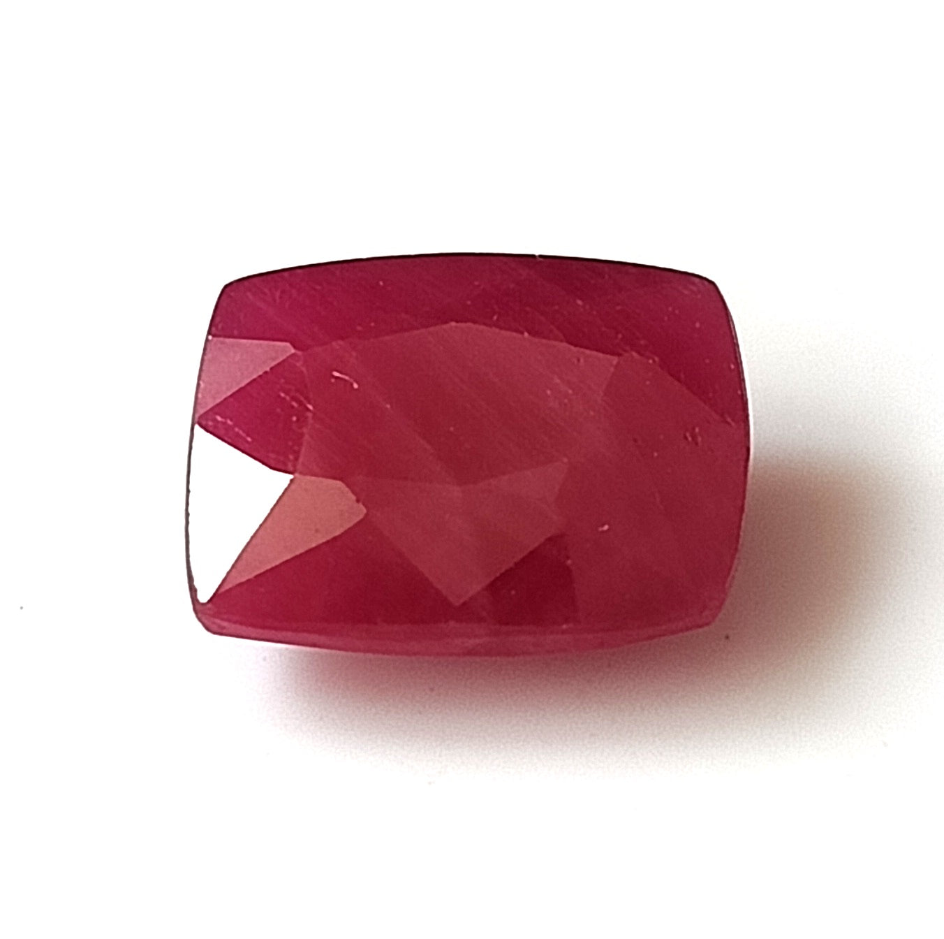 6.85 Carat 10X12X4.8 (WXLXD) Natural Emerald Cut Mozambique Ruby