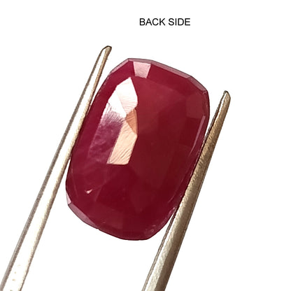 8.35 Carat 9.5X14.4X5.2 (WXLXD) Natural Elongated Cushion Cut Mozambique Ruby