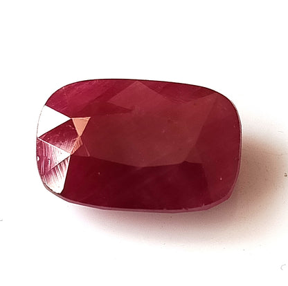 8.35 Carat 9.5X14.4X5.2 (WXLXD) Natural Elongated Cushion Cut Mozambique Ruby