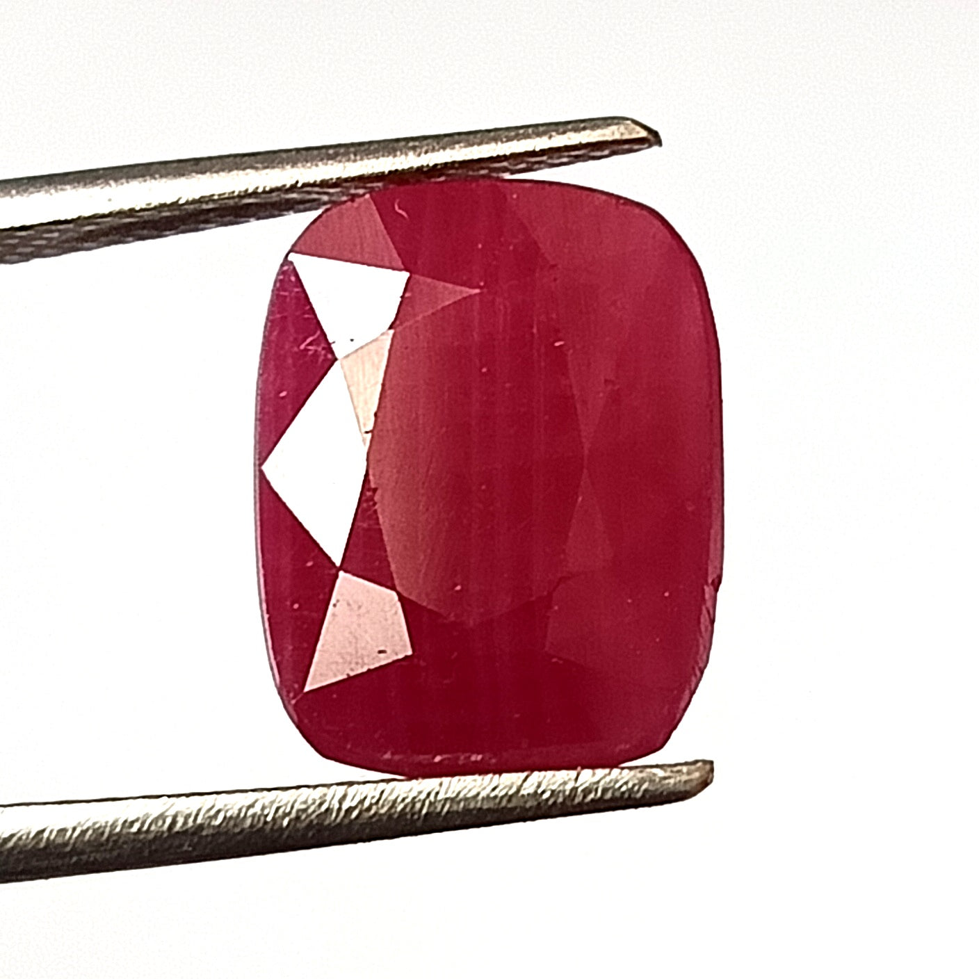6.45 Carat 9.4X12X4.6 (WXLXD) Natural Elongated Cushion Cut Mozambique Ruby