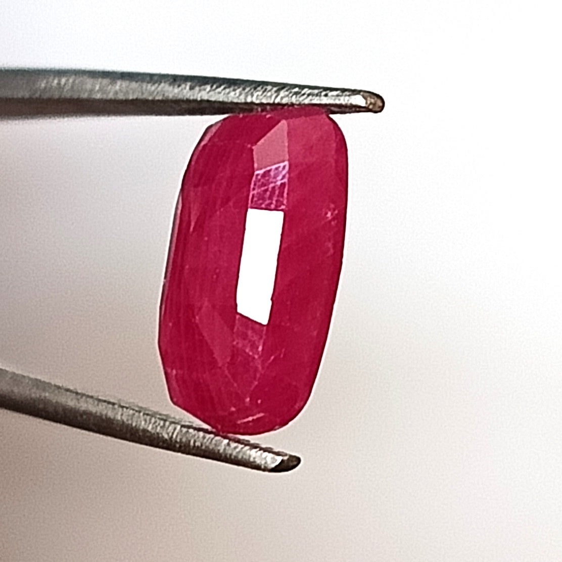 6.45 Carat 9.4X12X4.6 (WXLXD) Natural Elongated Cushion Cut Mozambique Ruby