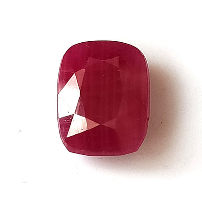 6.45 Carat 9.4X12X4.6 (WXLXD) Natural Elongated Cushion Cut Mozambique Ruby