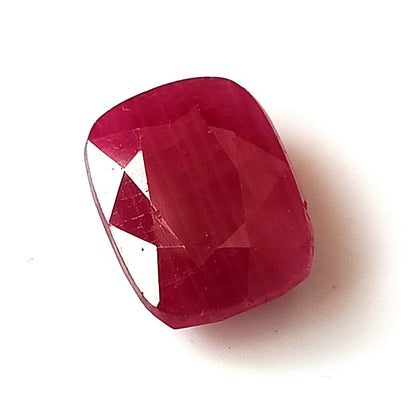 6.45 Carat 9.4X12X4.6 (WXLXD) Natural Elongated Cushion Cut Mozambique Ruby