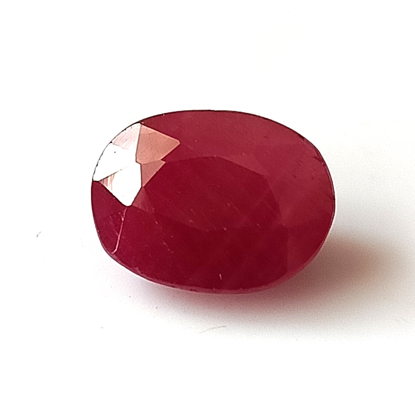 6.15 Carat 9.3X12X6 (WXLXD) Natural Oval Cut Mozambique Ruby