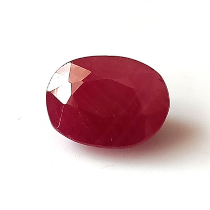 6.15 Carat 9.3X12X6 (WXLXD) Natural Oval Cut Mozambique Ruby