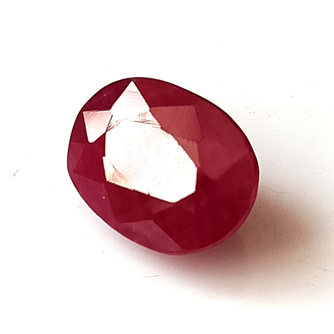 6.15 Carat 9.3X12X6 (WXLXD) Natural Oval Cut Mozambique Ruby