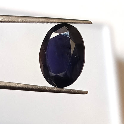 6.15 Carat 10.7X13.9X7 (WXLXD) Natural Faceted Oval Cut Iolite