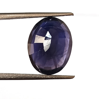 6.15 Carat 10.7X13.9X7 (WXLXD) Natural Faceted Oval Cut Iolite